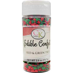 Confetti - Red & Green Trees