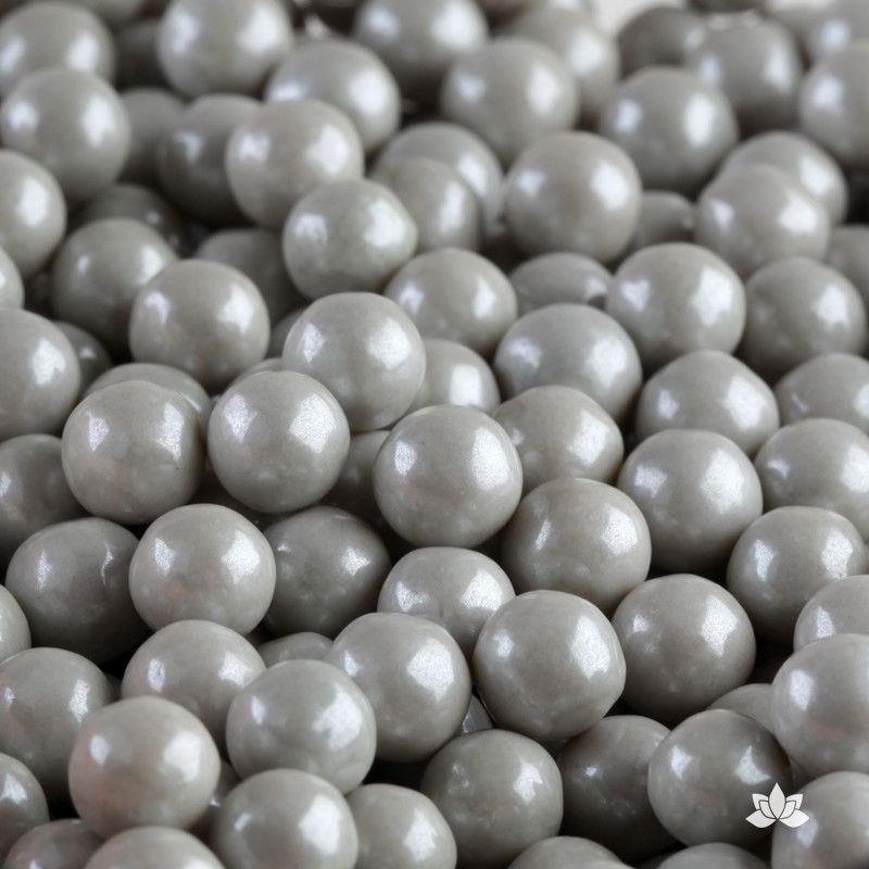 Edible Pearls - Gray - 7mm