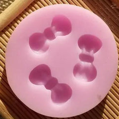 3 small BOWKNOT SILICONE MOLD