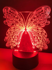 Butterfly Elumination for Cake