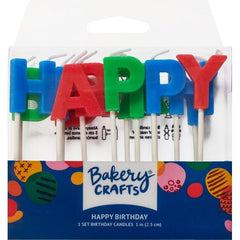 Primary Happy Birthday Letter Candles