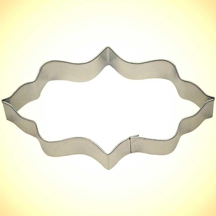 Elongated Plaque Cookie Cutter - 4.75"