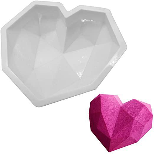 Silicone Diamond Heart
