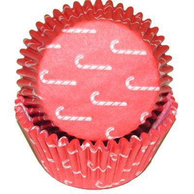 Baking Cups  - Candy Canes - 50ct.  approx.
