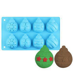 Silicone Holiday Ornaments Blue Mold