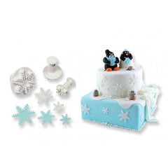 Snowflake Plunger Cutter - 3 piece set