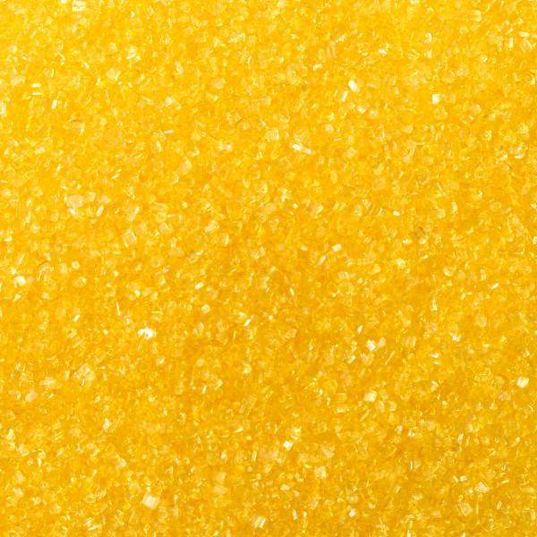 Sanding Sugar - Lemon Flavor - Yellow - All Sizes