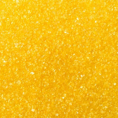 Sanding Sugar - Lemon Flavor - Yellow - All Sizes