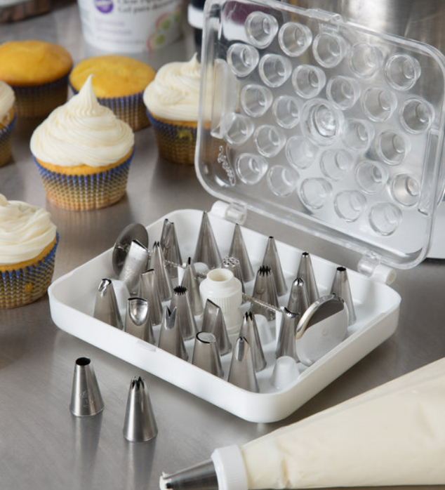 Stainless Steel Piping Tip Decorating 29-Piece Set