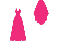 Wedding Dress Maker Stencil #3