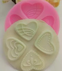 MULTI HEART SHAPE SILICONE MOLD