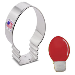 Christmas Light Bulb Cookie Cutter 3 1/4"