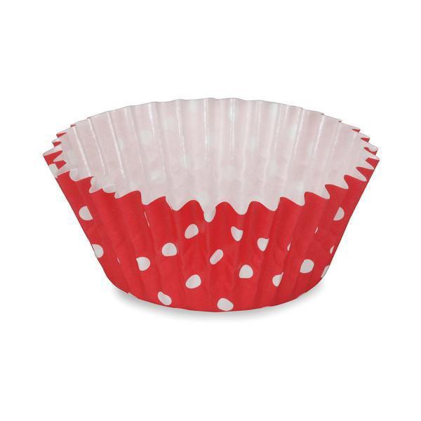 Baking Cups - Red Polka Dot std.