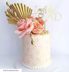 Cake Decorating Stencil GLAM