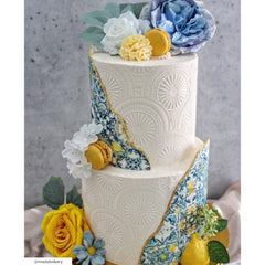 Cake Stencil RAYES Palapa Pattern