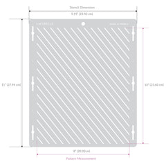 Cake Decorating Stencil APIYA