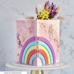 Cake Stencil RAYES Palapa Pattern