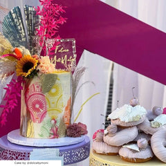 Cake Stencil RAYES Palapa Pattern