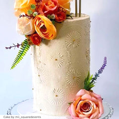 Cake Stencil RAYES Palapa Pattern